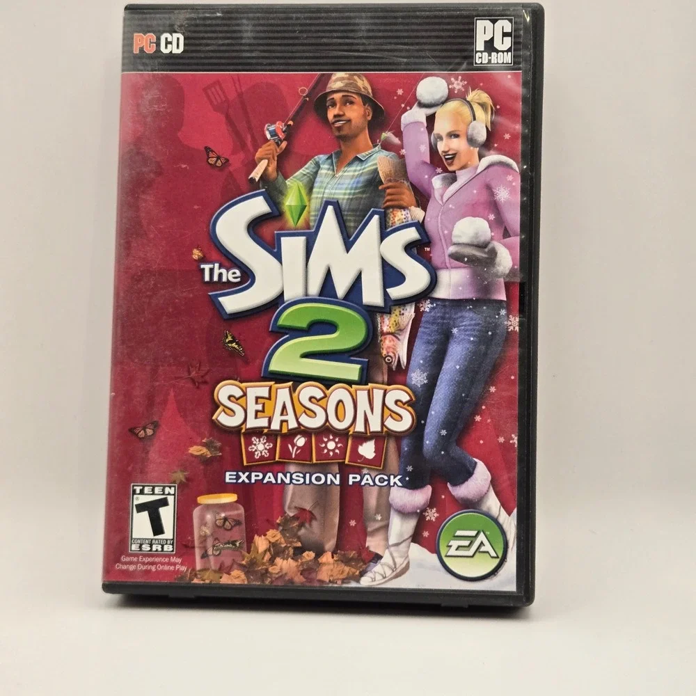 EA Games The Sims 2 PC Game Lot Base + 3 Expansion Packs Apartment Life Seasons